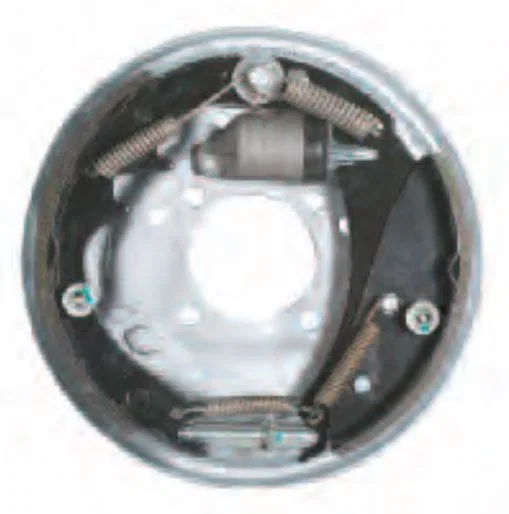 SB40716M – DEMCO Trailer Brake Assembly, 10 Inch Free Backing Brakes Left Single With Galvanized Backing Plate/ Stain...